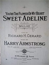 You're the Flower of My Heart TTBB choral sheet music cover